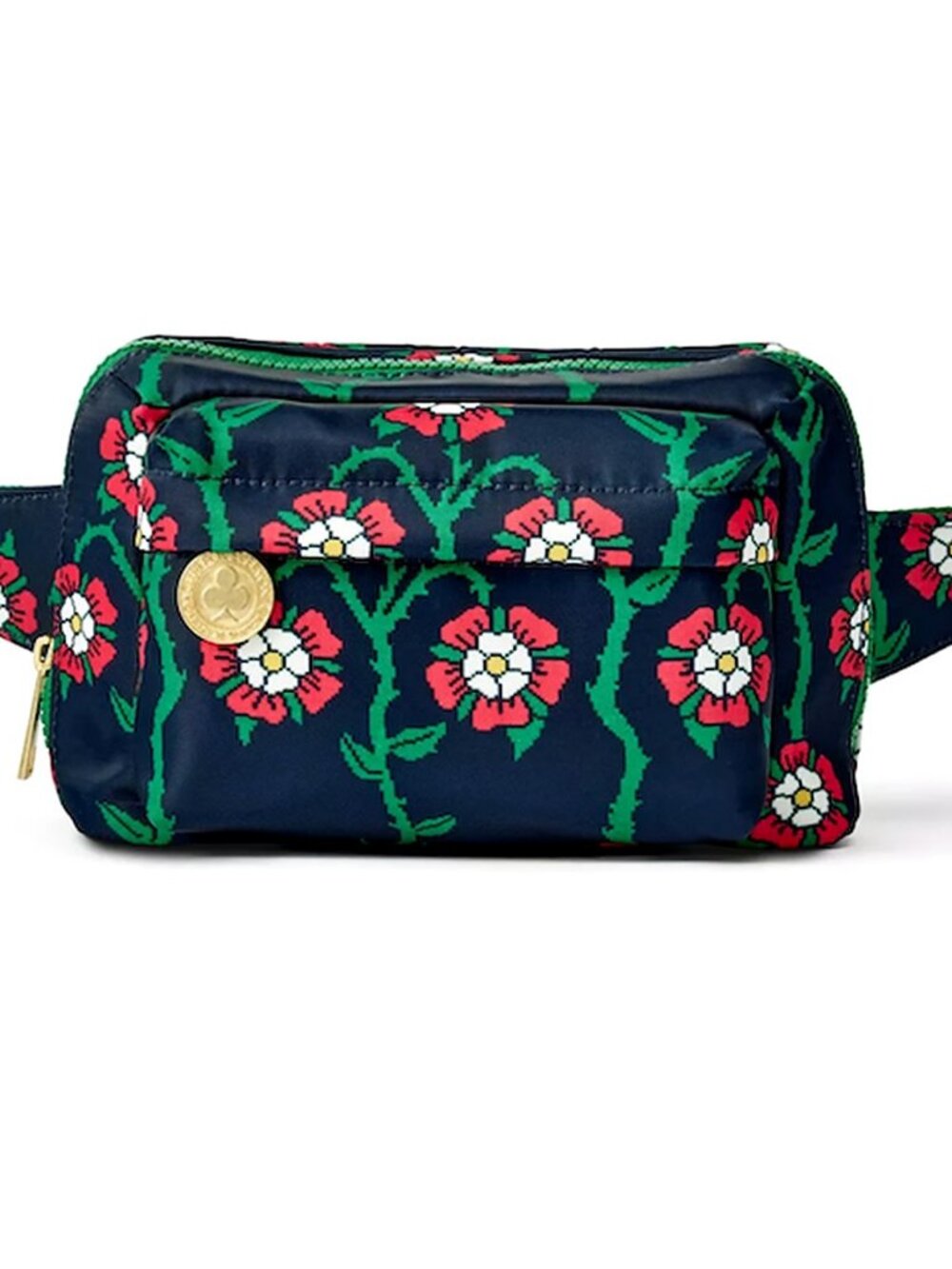 Rowing Blazers x Target Rose Print Belt Bag NWT Navy Floral Fanny Pack Crossbody